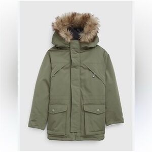 GAP Boys Green Parka NWOT